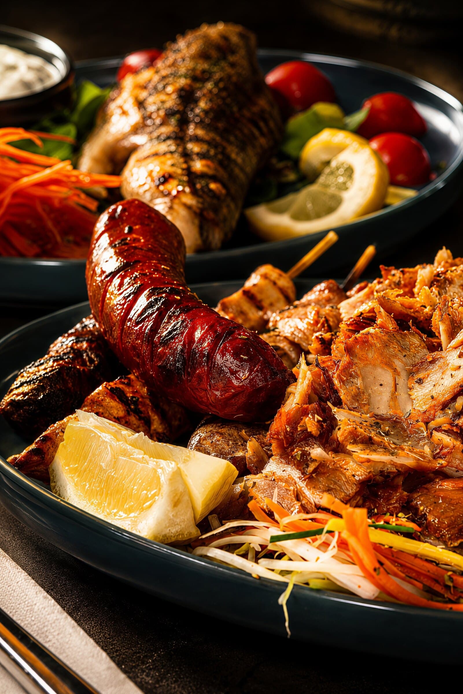 Mix grill platter for two at Kreta in Paceville, Malta