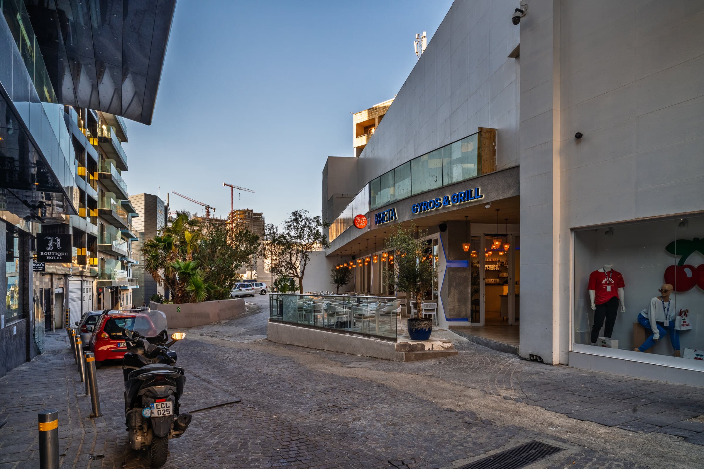 St George's Road in Paceville, St Julian's, Malta
